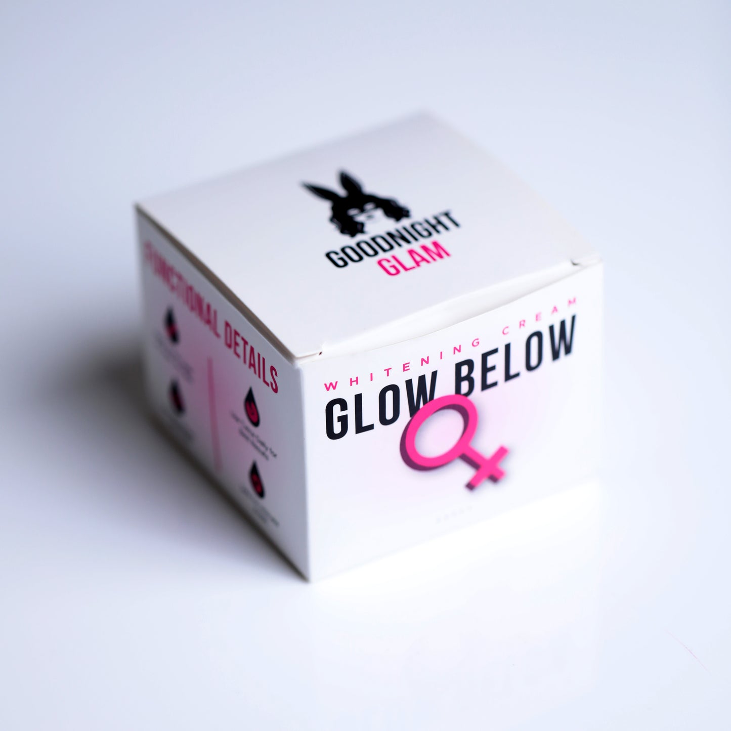 GLOW BELOW Sensitive Area Whitening Cream by Goodnight Glam