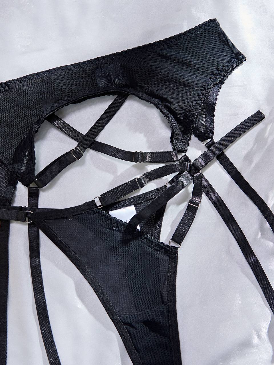 Lace Push Up Bandage Lingerie Set