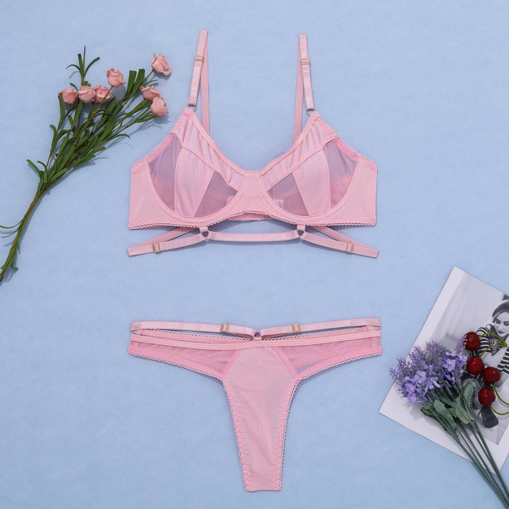 Allison See-Through Lingerie Set
