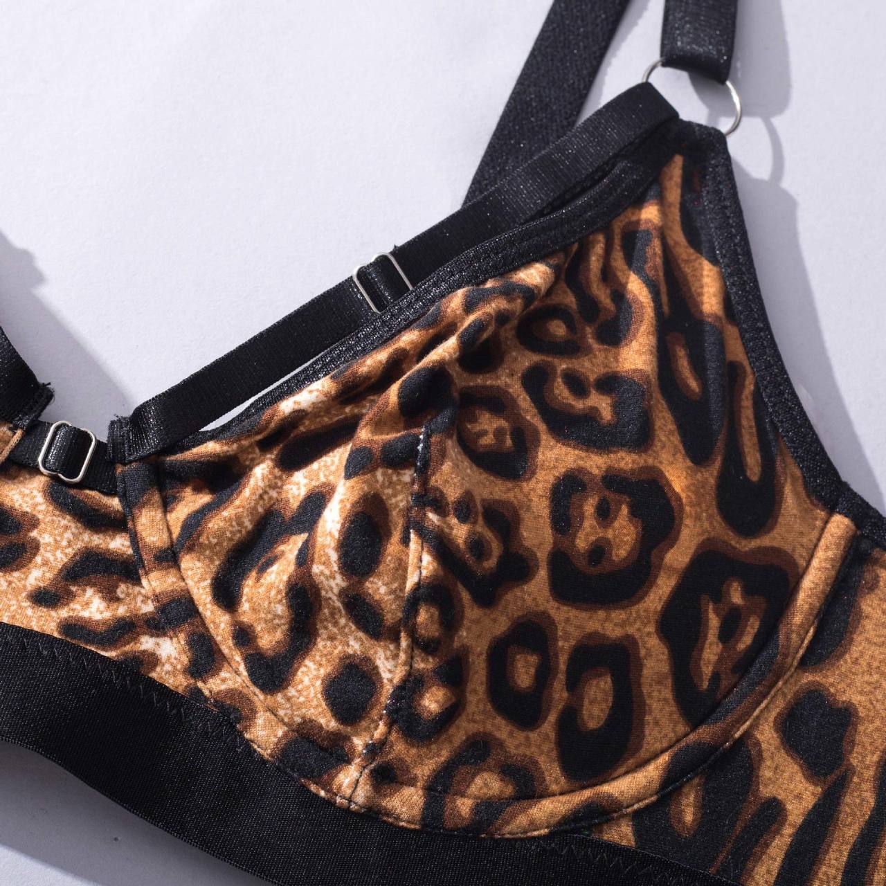 Animal Print Lingerie Set
