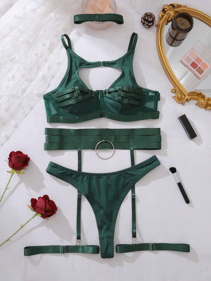 Leafy Lingerie Set