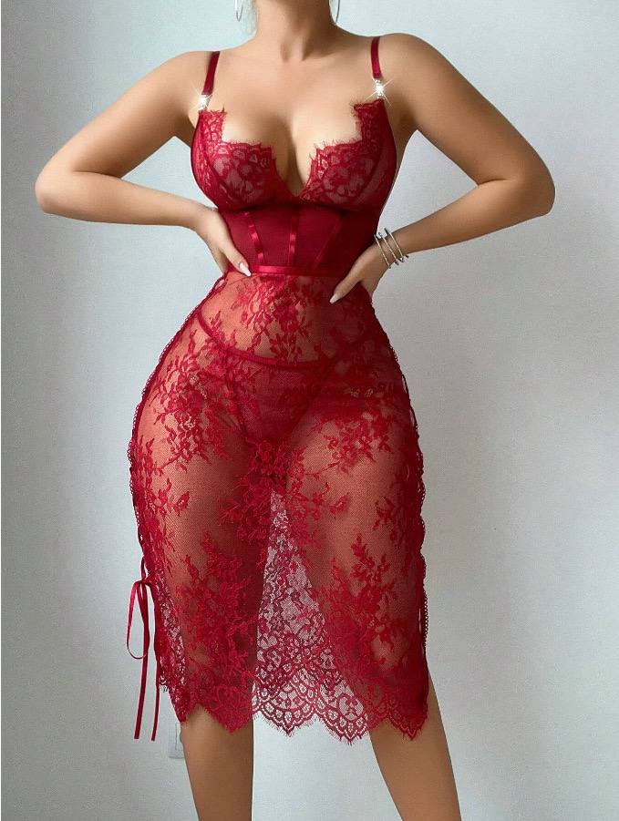 Nightgown with Side Straps