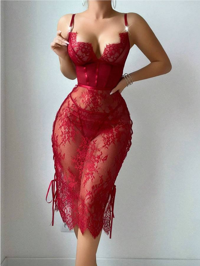 Nightgown with Side Straps