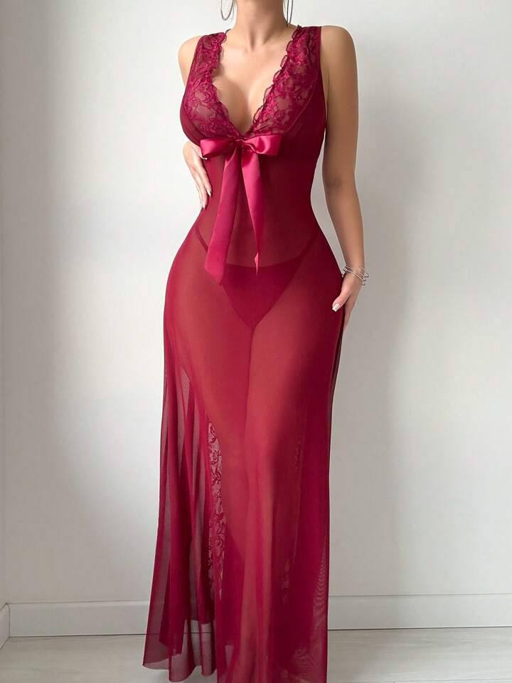 Burgundy Dress