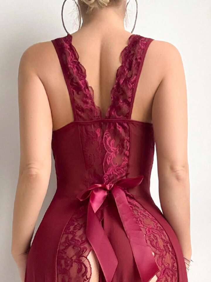 Burgundy Dress