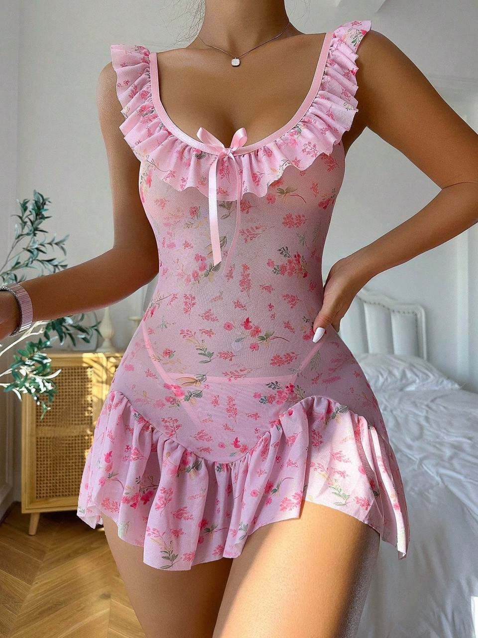 Floral Print Fairy Nightdress