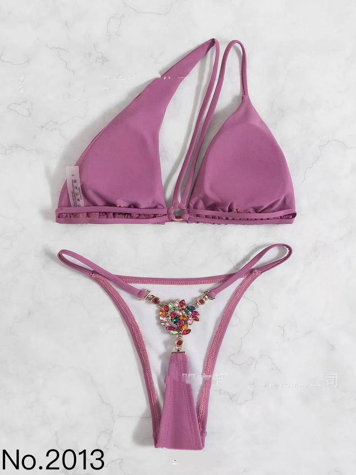One Shoulder Thong Swimwear