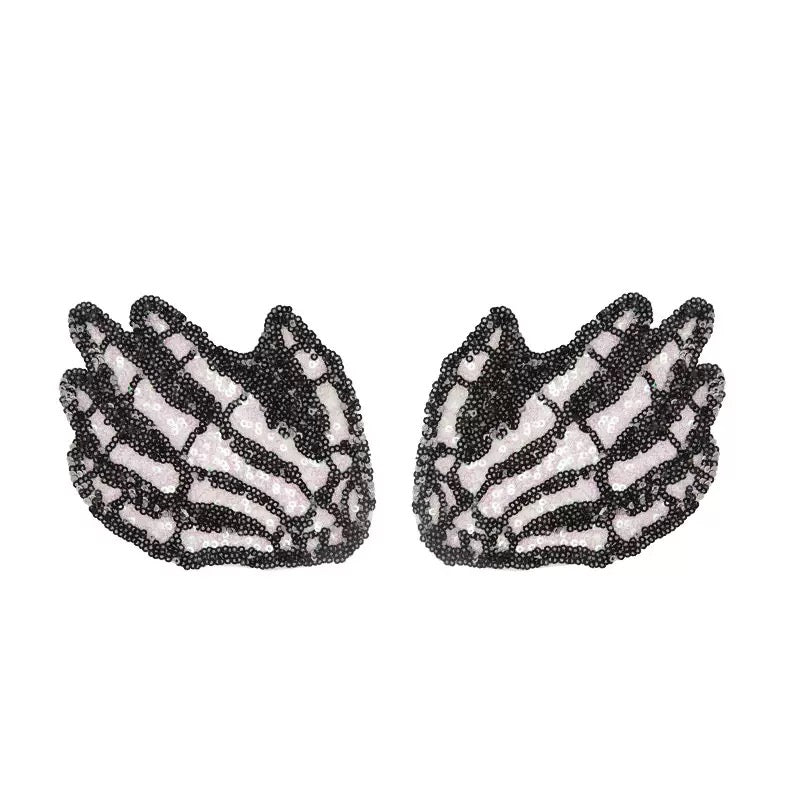 Hands Glittery Nipple Covers