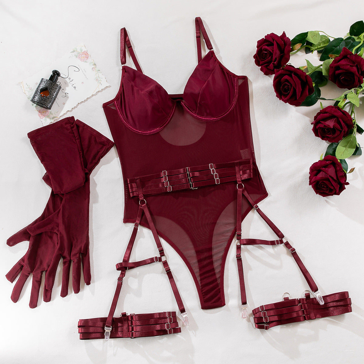 Sensual Sheath Lingerie Rompers Fashion Bodysuits