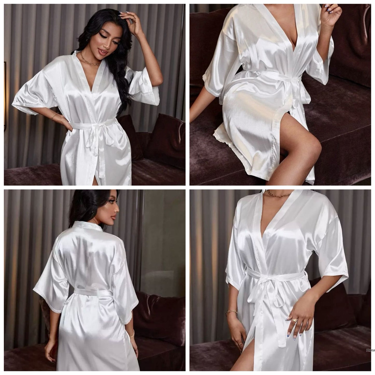 Turkish Satin Robe
