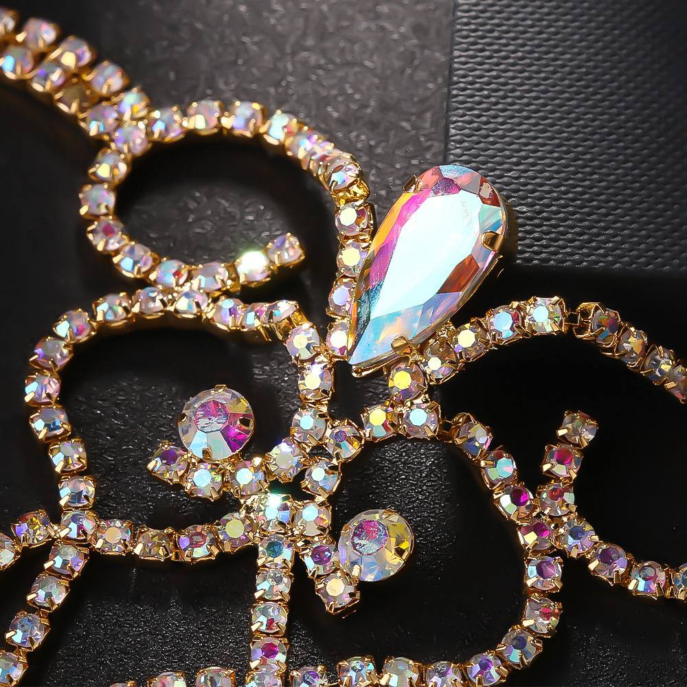Women Rhinestone Thong