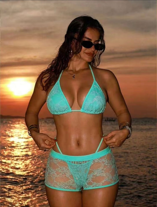 Sexy Blue Swimsuit