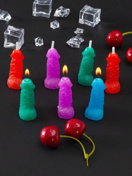 Random Colors Erotic Low Temperatures Candle