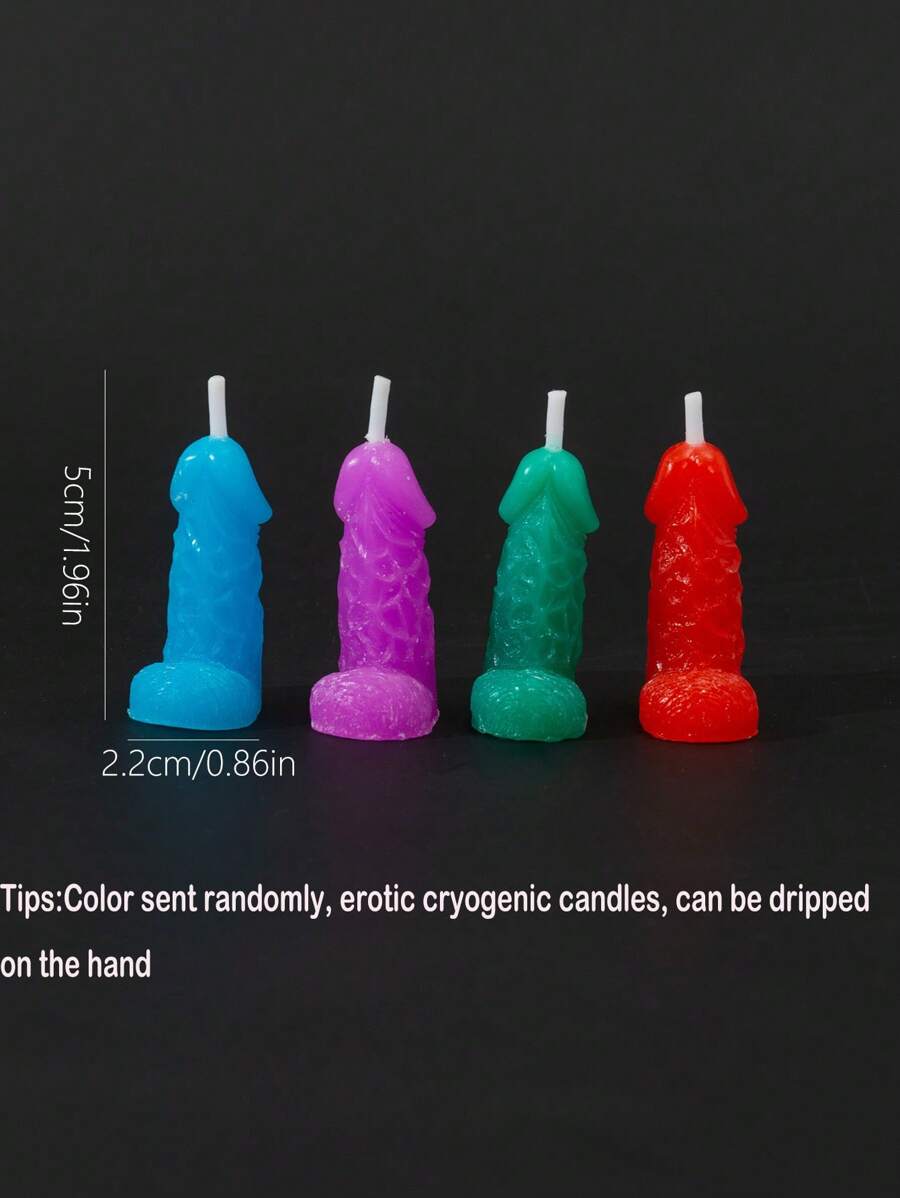 Random Colors Erotic Low Temperatures Candle