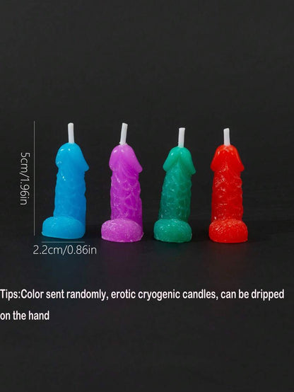 Random Colors Erotic Low Temperatures Candle