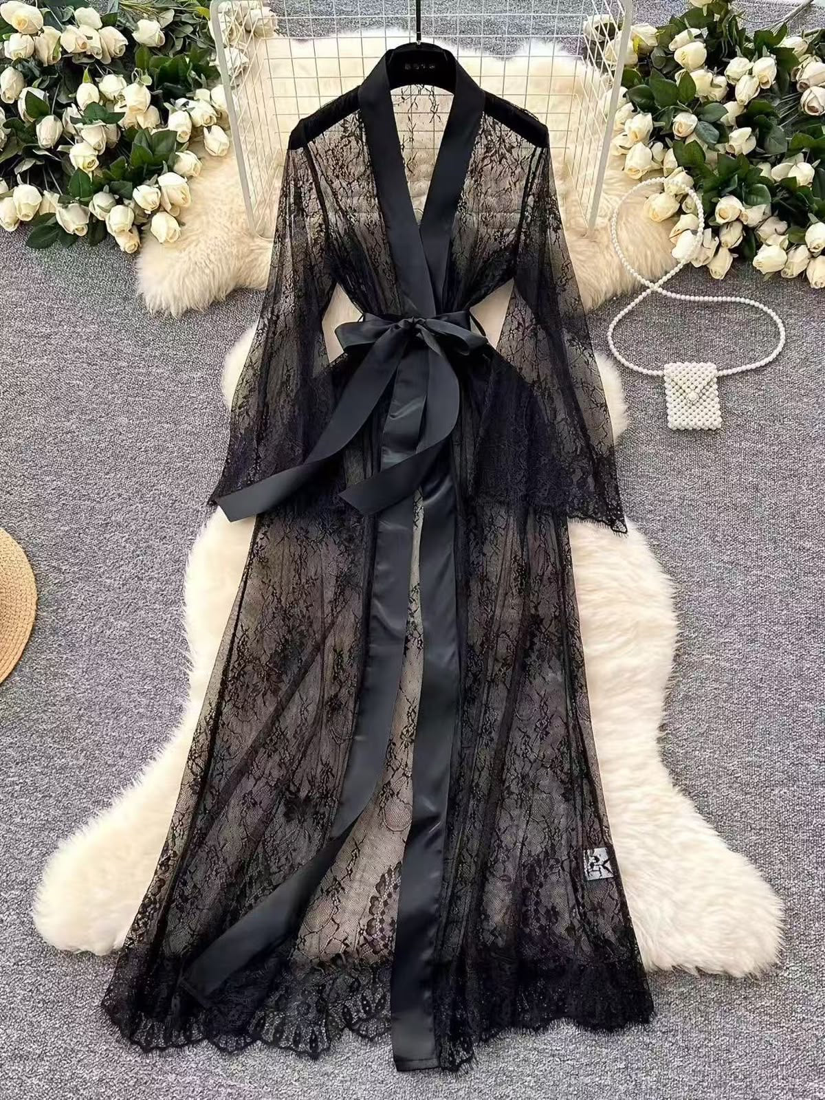 Toucheart Sexy Mesh Nightgown