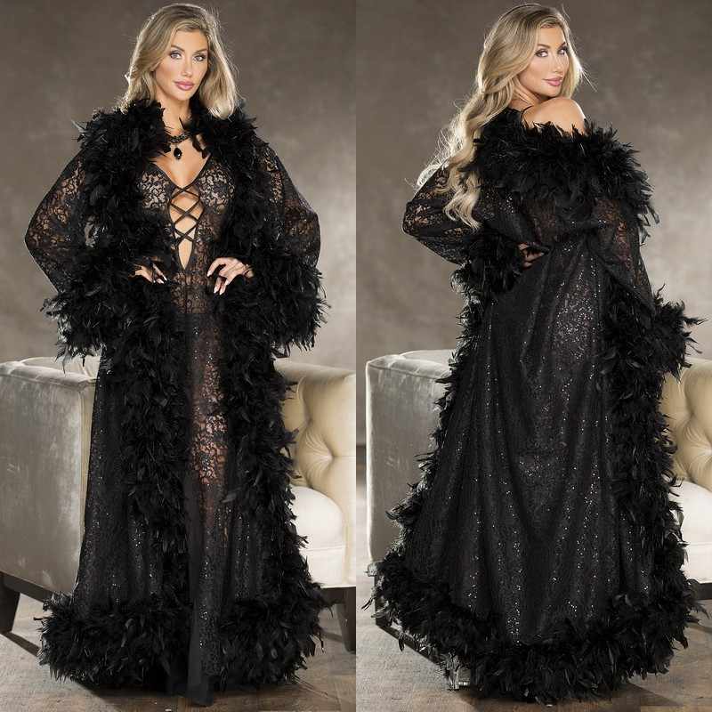 Black Feathers Robe