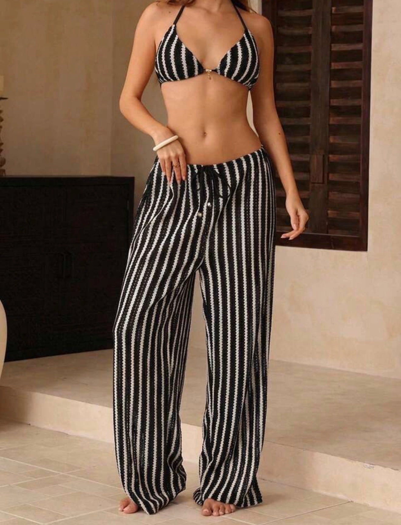Black and White 3 Pieces Set