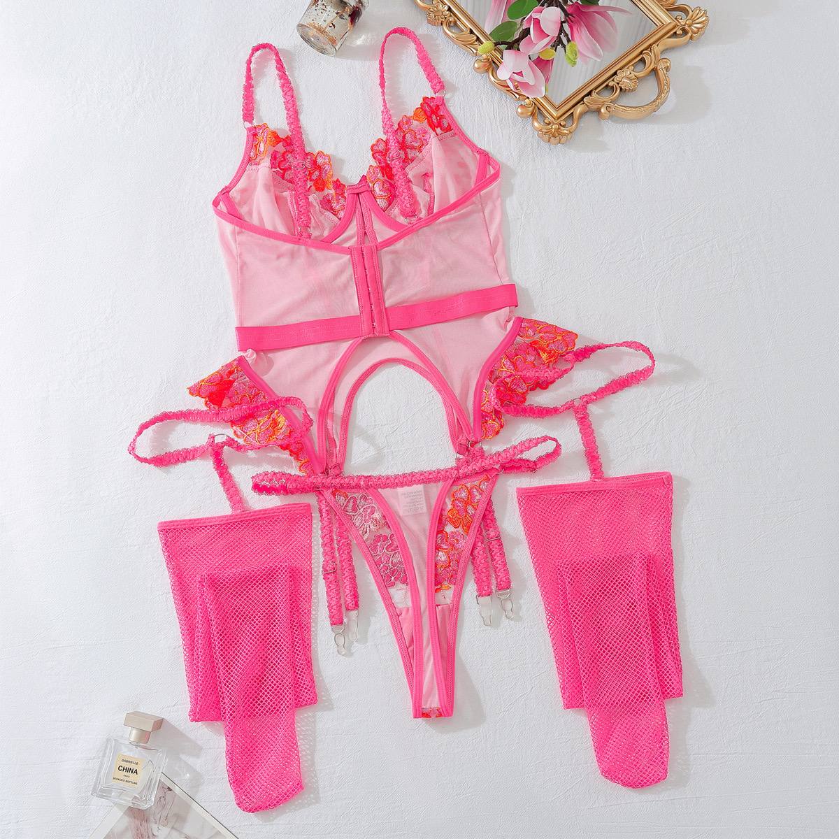Midnight Bloom Lingerie