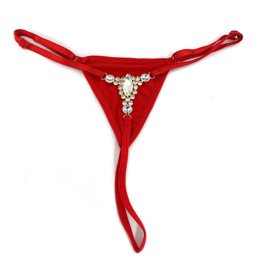 Crystal Pendant Thong