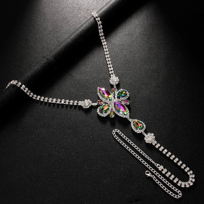 Rhinestone Flower Thong
