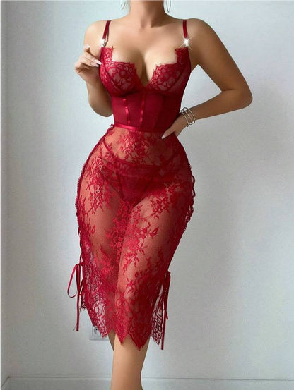 Nightgown with Side Straps