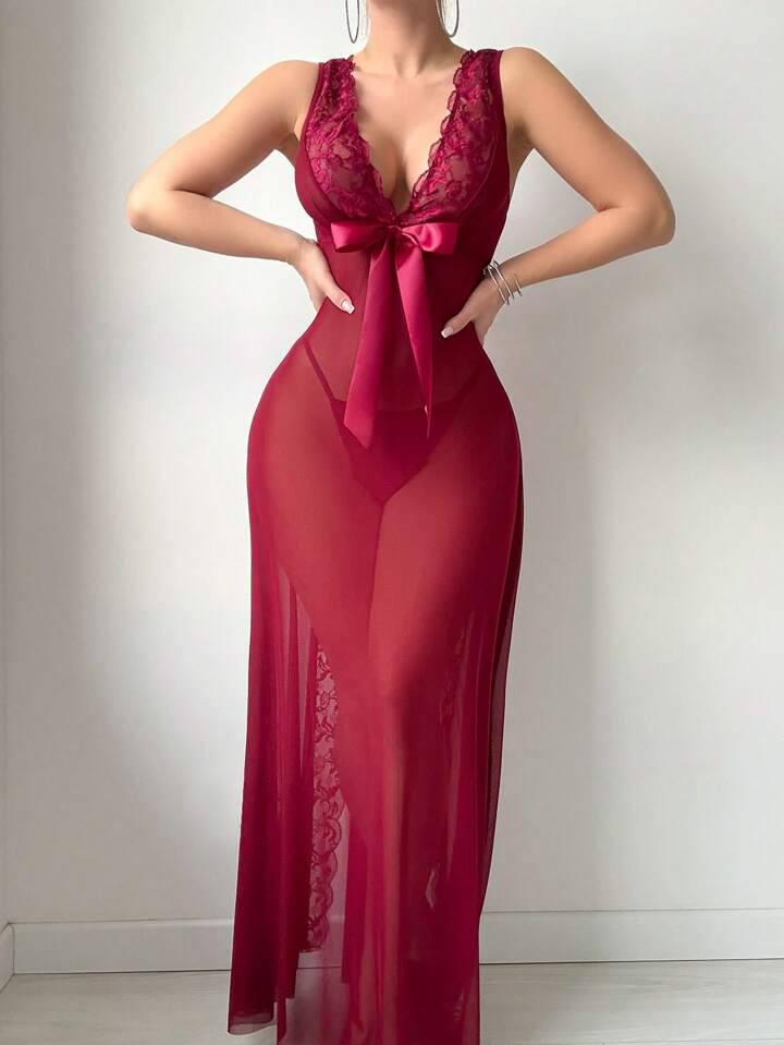 Burgundy Dress
