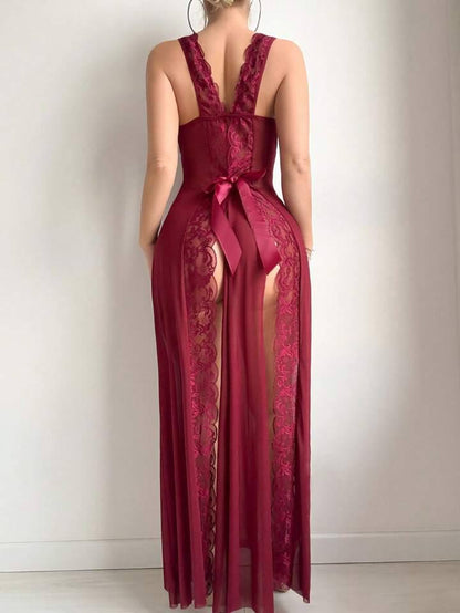 Burgundy Dress