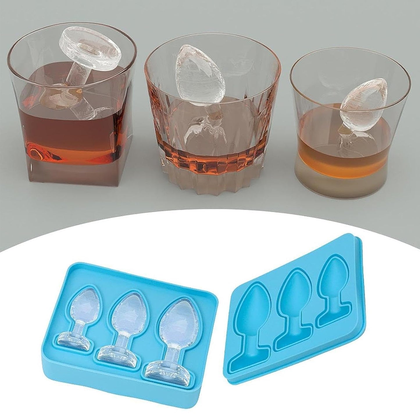 Ice Cubes Silicone Mould Three Sizes Grids