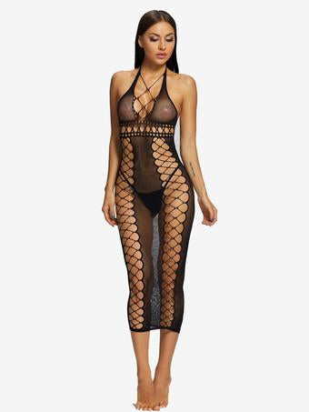 Mesh Night Dress Women