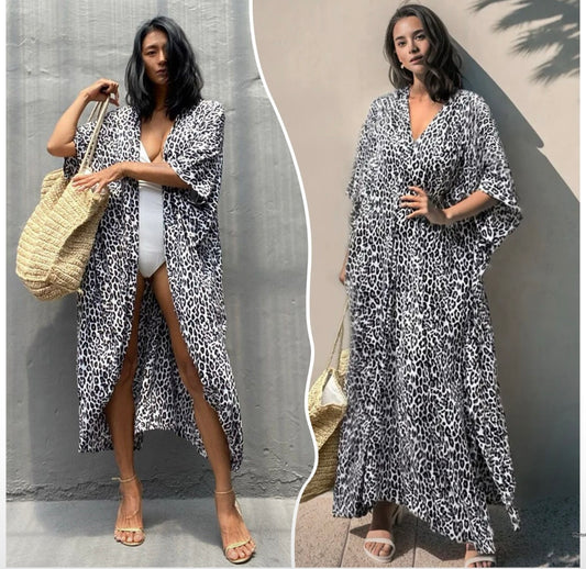 Leopard Print Cover Up