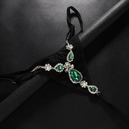 Our Green Stone Thong