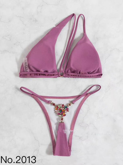 One Shoulder Thong Swimwear