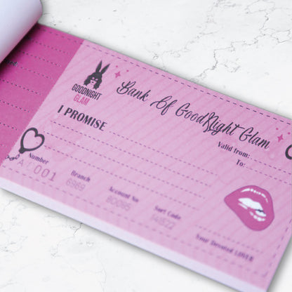 Cheque Book BY GOODNIGHT GLAM