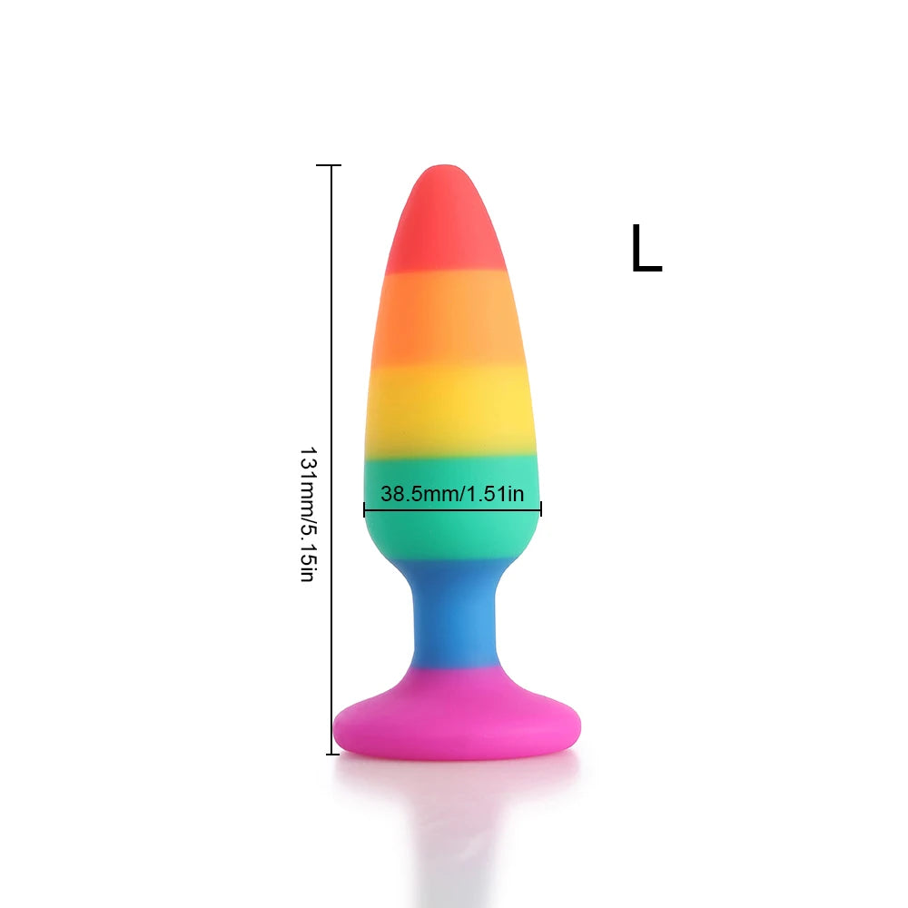 Rainbow Rubber Plug