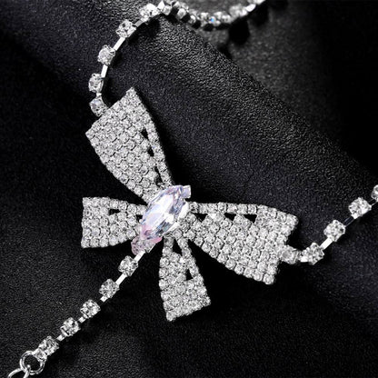 Silver Butterfly Thong