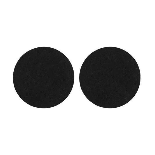 Black Matt Circles Nipple Covers