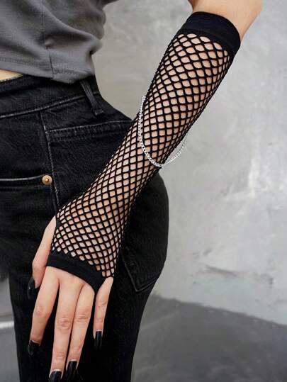 Fishnet Gloves