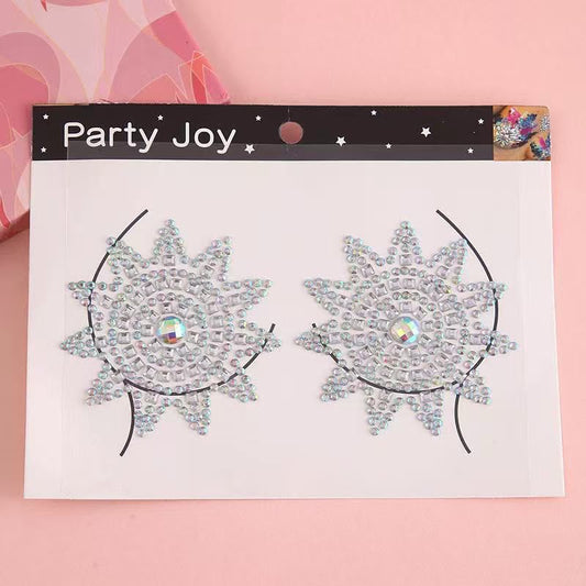 Star Rhinestone Nipple Covers