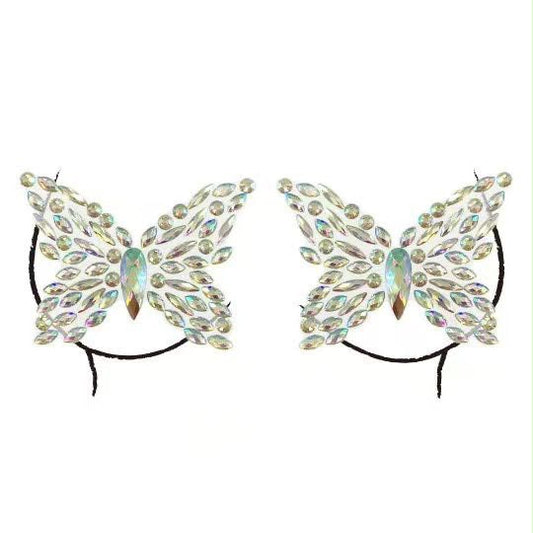 Butterfly Rhinestone Nipple Covers