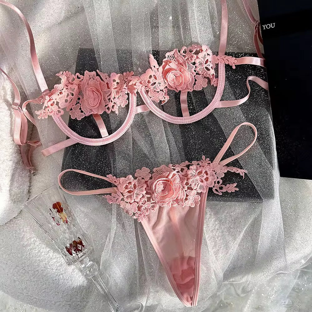 Pink Flowers Set