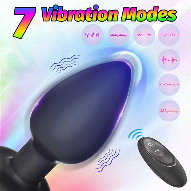 Disco Vibrating Butt Plug