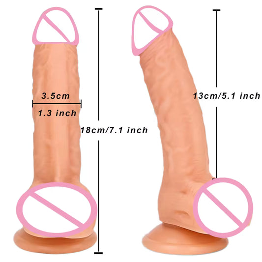 Small Size Beige Dildo