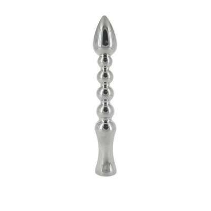 Metal anal bead electric vibration interactive bead anal plug