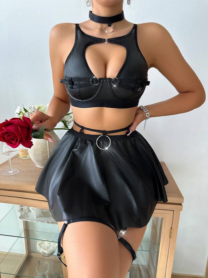 Black Skirt Set