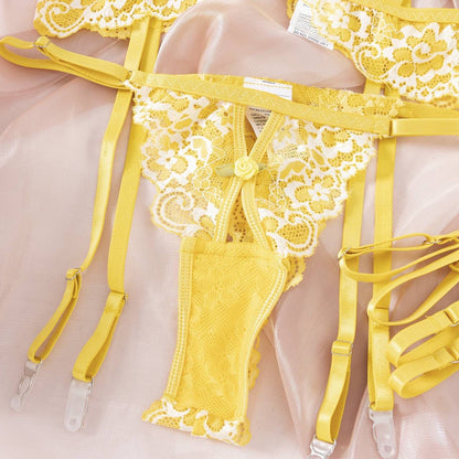 Sunshine Yellow Lingerie Set