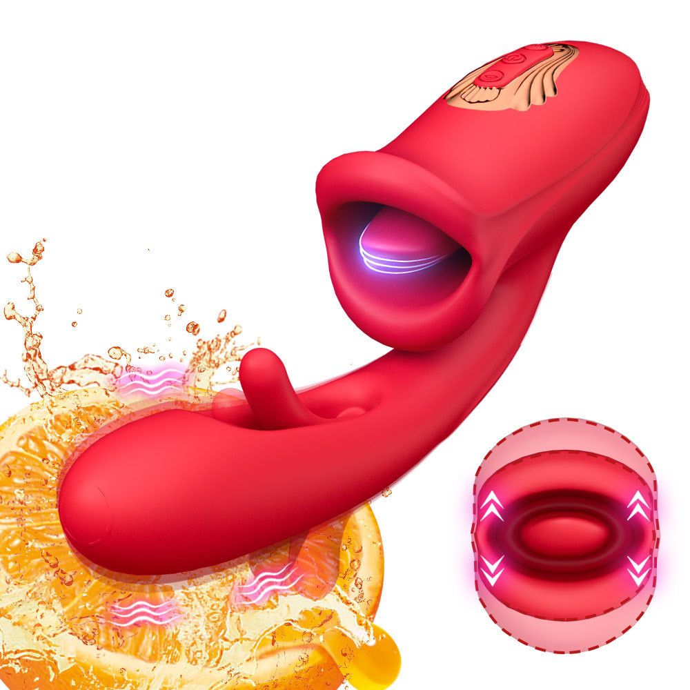 Rabbit Vibrator with Rose Clitoral G Spot