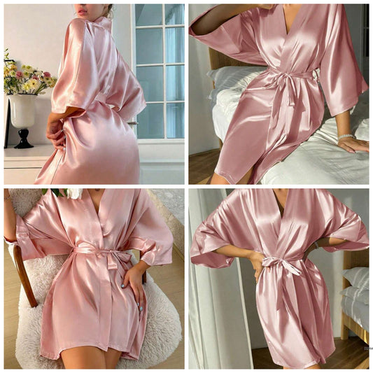 Turkish Satin Robe