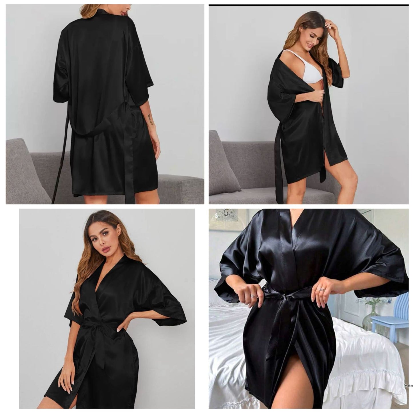 Turkish Satin Robe