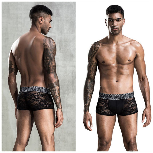 Transparent Lace Boxer for Men